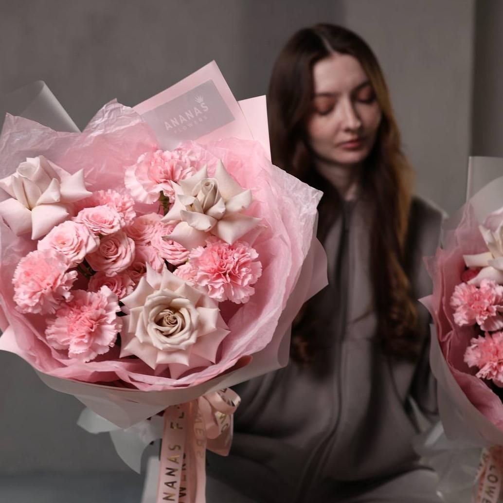 Букет Клубничное суфле