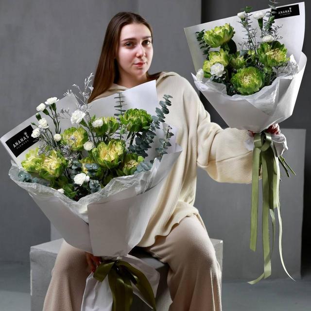 Букет Зелёный мир (в 2-х размерах)