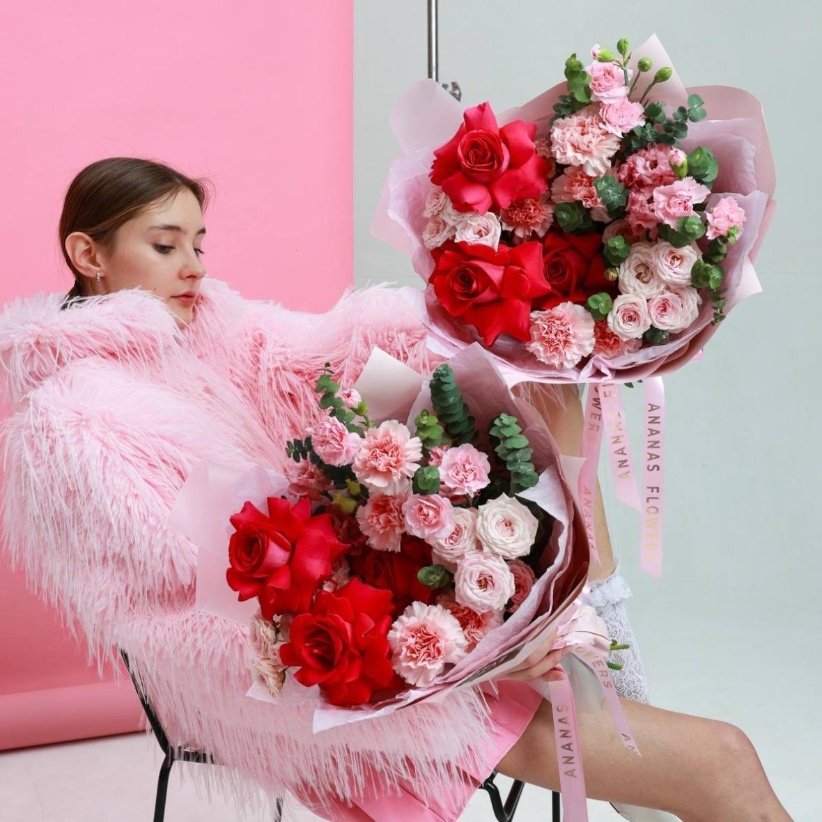 Букет Розовые мечты