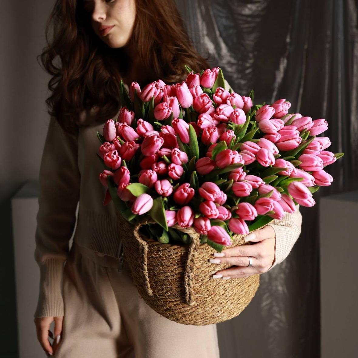 Тюльпан нежно-розовый