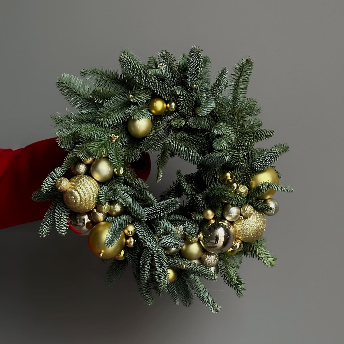 Венок новогодний №23